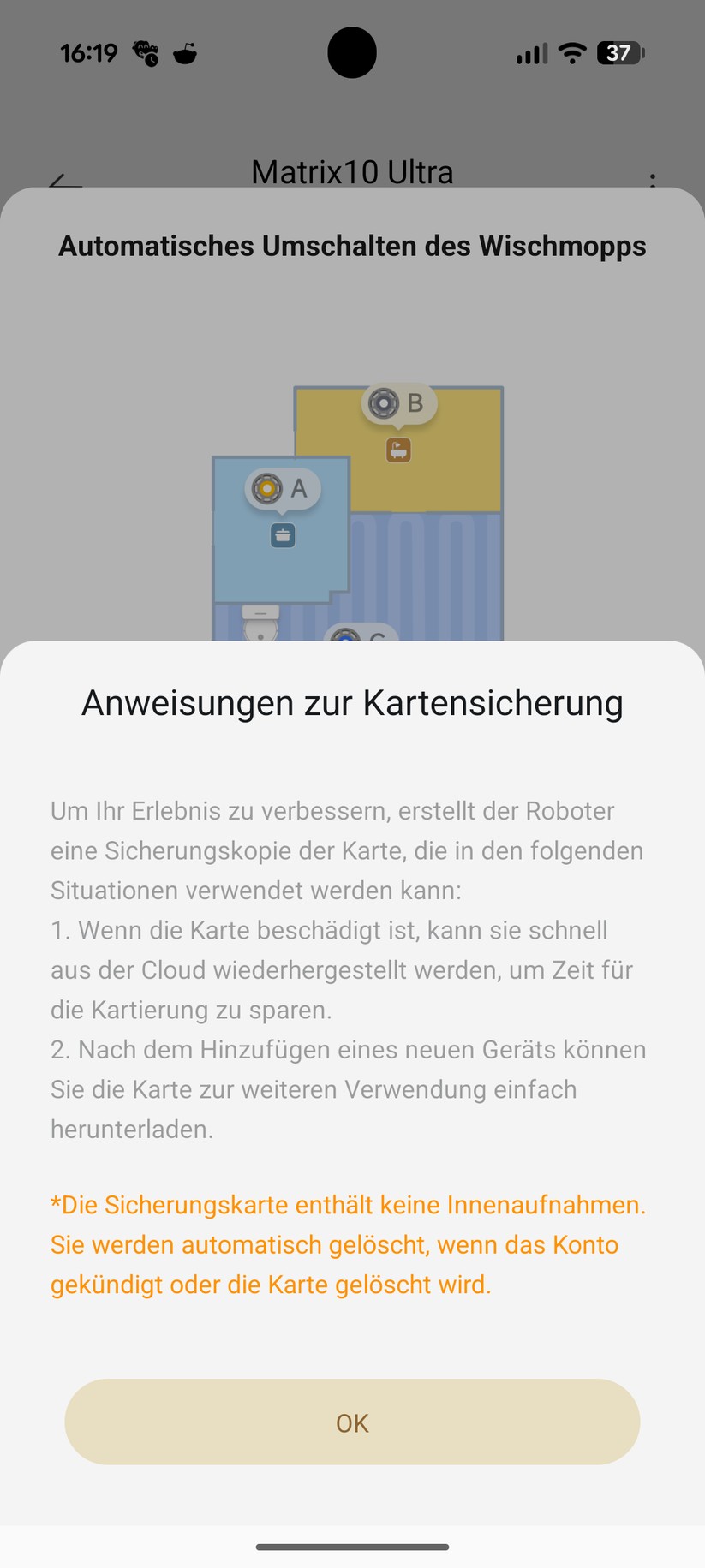 Dreame Matrix 10 Ultra – App & Einrichtung