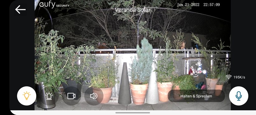 Eufy Solocam S40: Nachtsicht