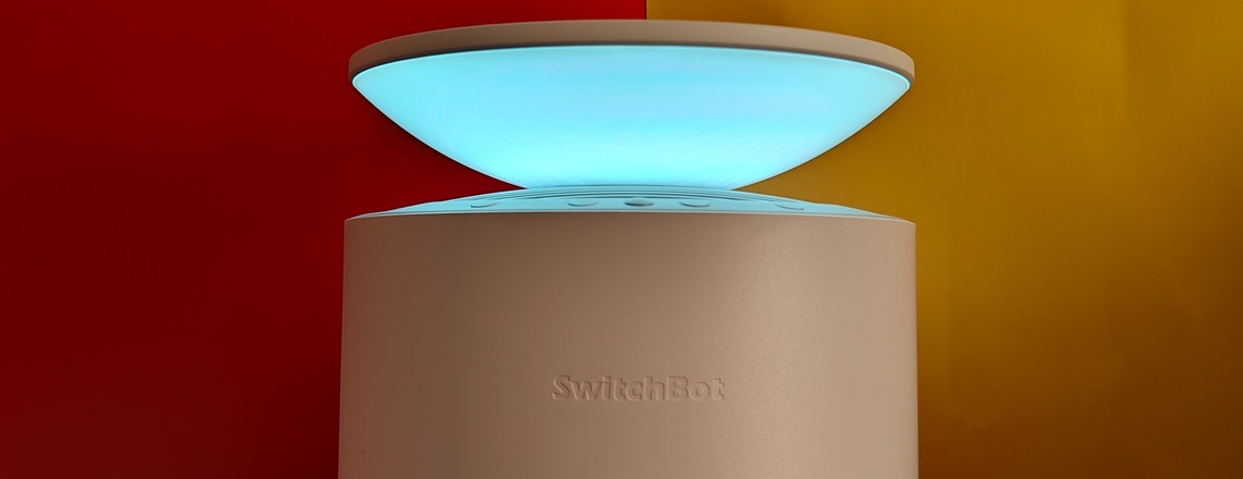 Switchbot Luftreiniger F6: kompakt, leise und Ambientebeleuchtung