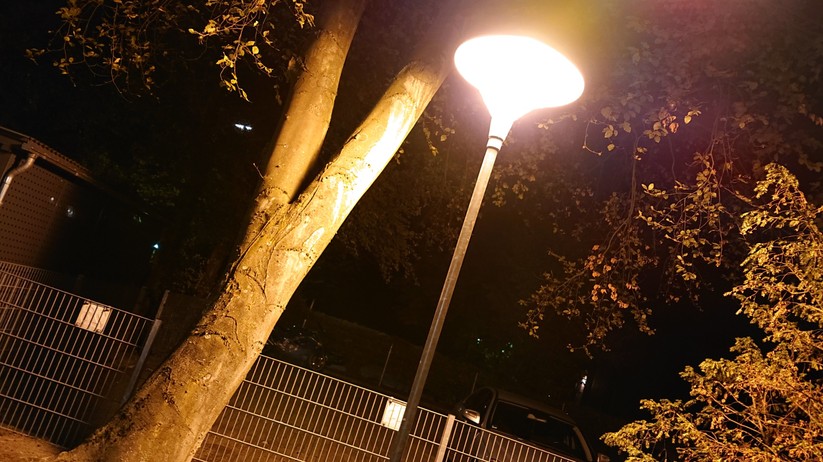 Aufnahme bei Nachtlicht