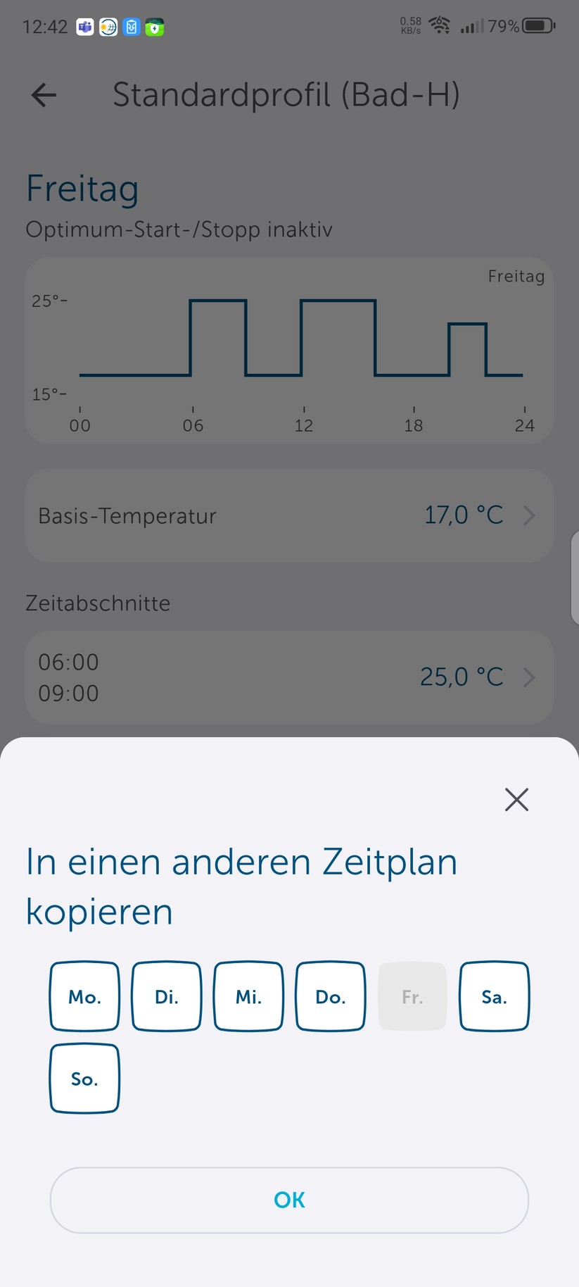  Einstellungen, Heizpläne, Automatisierung mit Fenstersensor