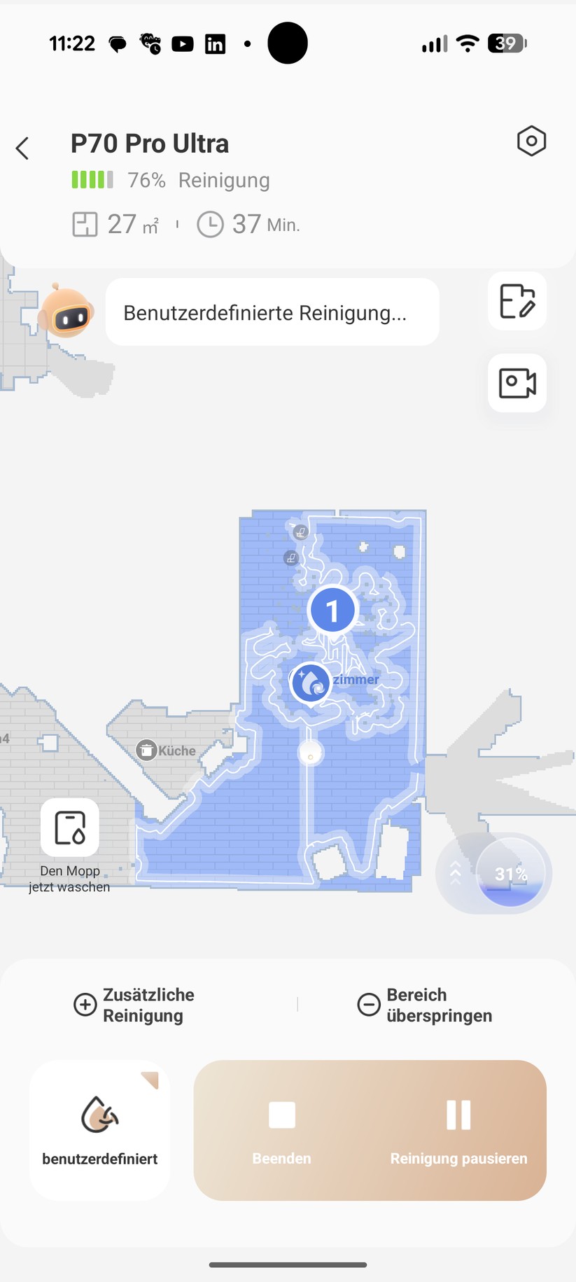 Mova P70 Pro Ultra – App & Einrichtung