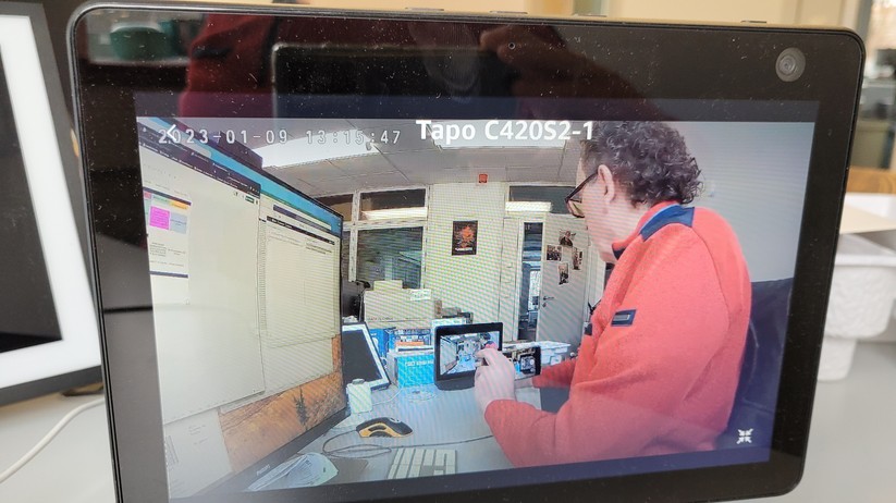 TP-Link Tapo C420S2: Livebild auf Amazon Echo Show 10