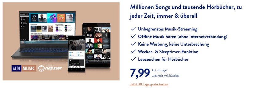 Im Vergleich zu anderen Anbietern ist Napster dünner aufgestellt mit Musikangebot, Kompatibilität und fehlendem Hi-Res-Audio. Dafür gibt es den Dienst für 8 Euro.
