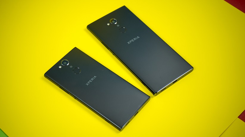 Größenvergleich: Sony Xperia XA2 Ultra und Xperia XA2