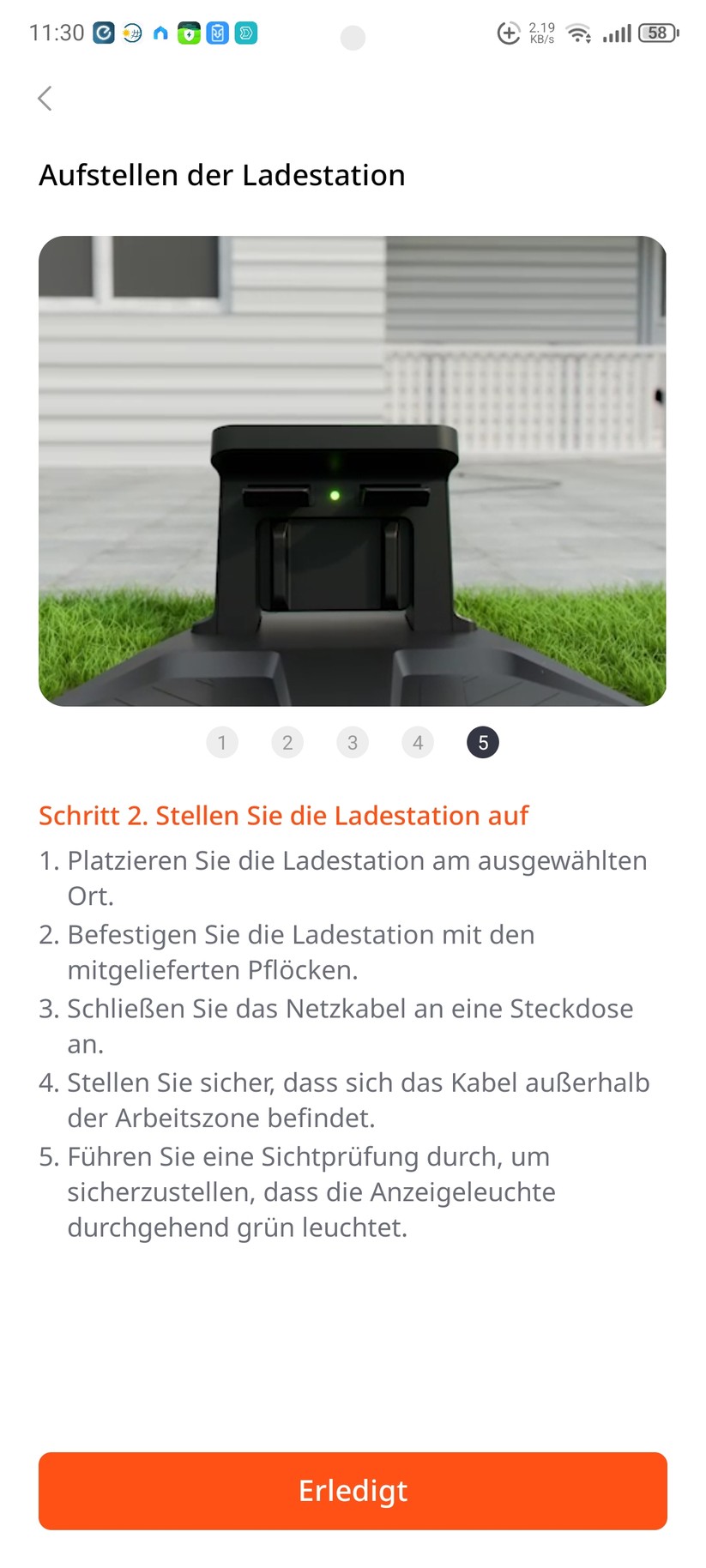  Inbetriebnahme und Kartierung