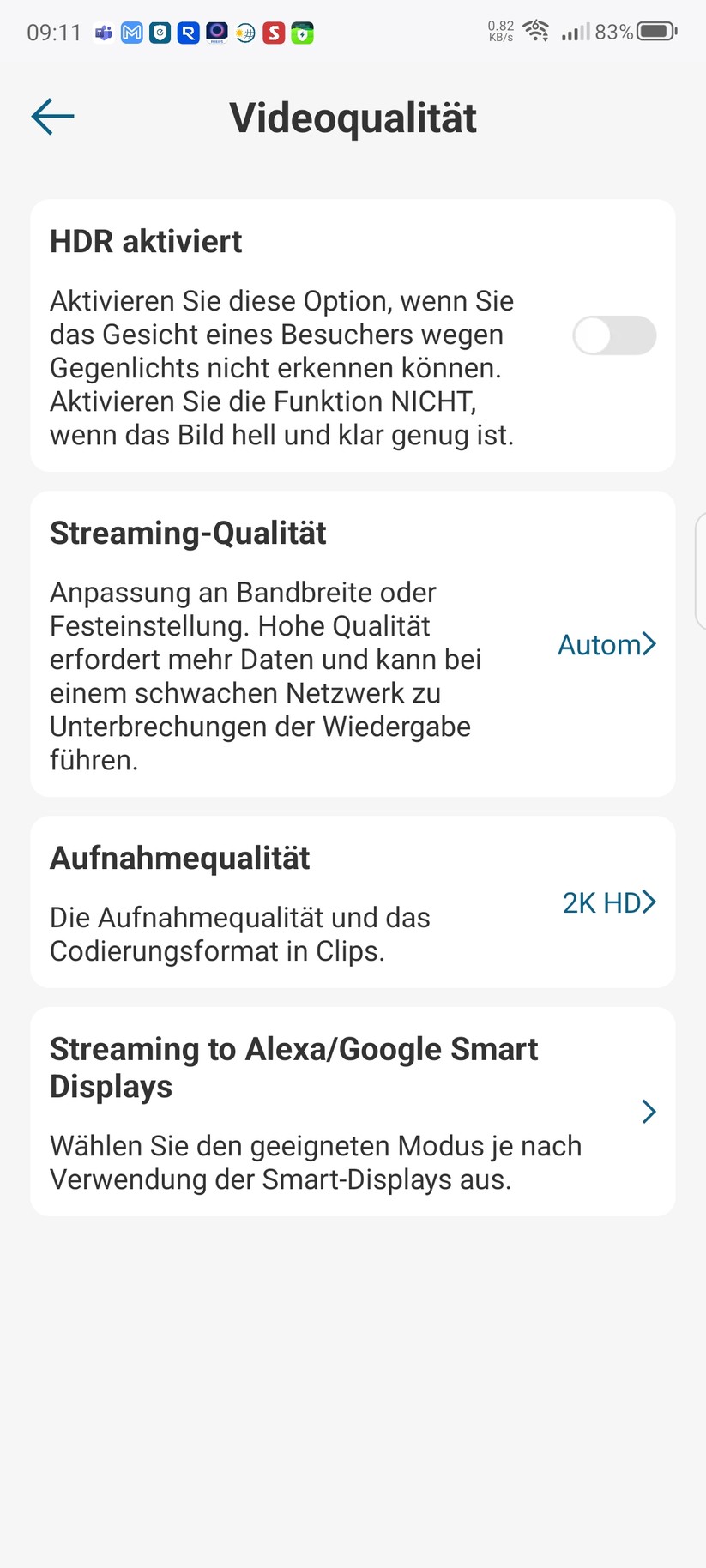 Eufy Video Doorbell E340: Konfiguration