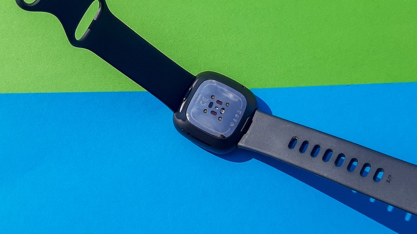 Der Sensor für Puls und Sauerstoffsättigung. 