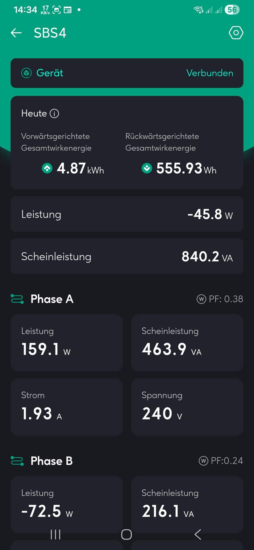 Die Zendure-App zeigt den Energiefluss zwischen PV, Akku, Haushalt und Netz sowie die Leistungen der beiden MPPT-Eingänge. Die grundlegende Bedienlogik ist nachvollziehbar, die wichtigsten Einstellungen sind sinnvoll gruppiert und schnell erreichbar.