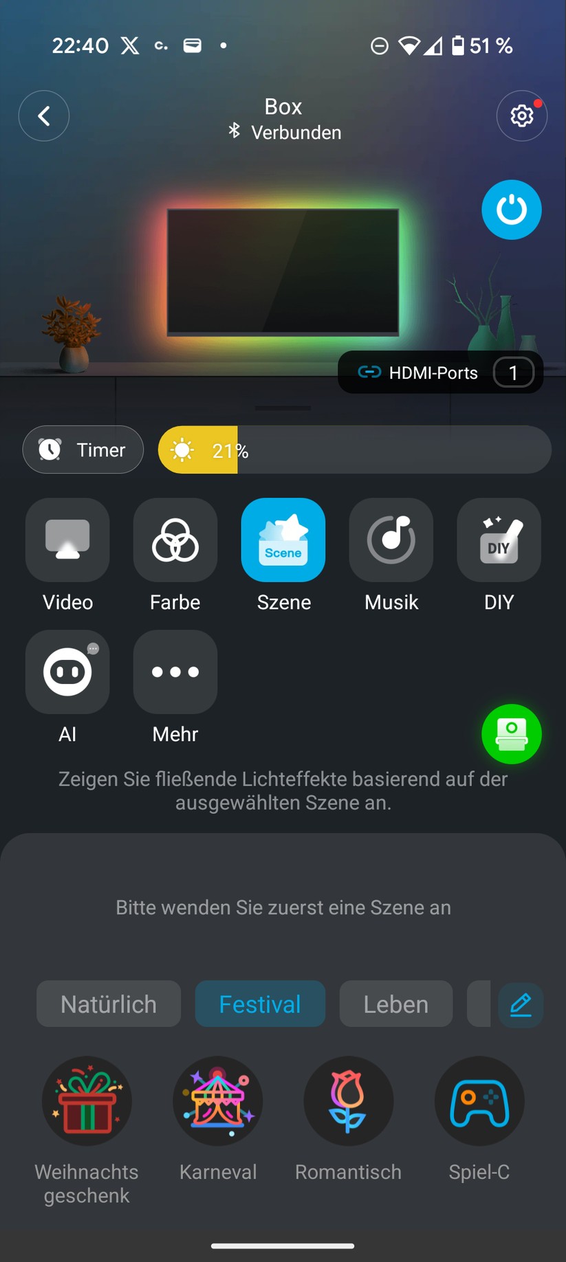 Govee AI Sync Box 2 Screenshot