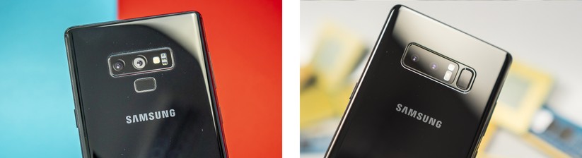 Kamera des Galaxy Note 9 und Galaxy Note 8