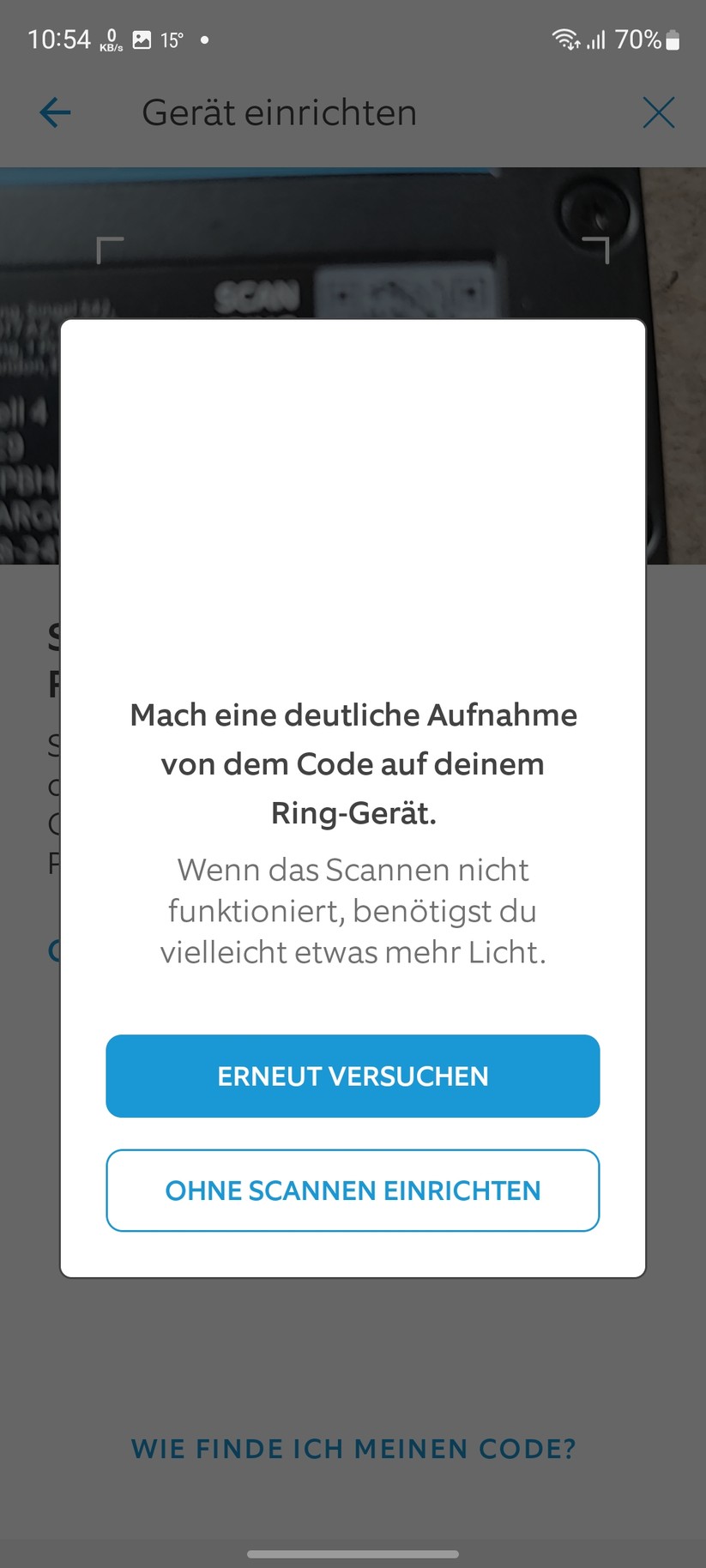 Ring Doorbell 4: Einrichtung
