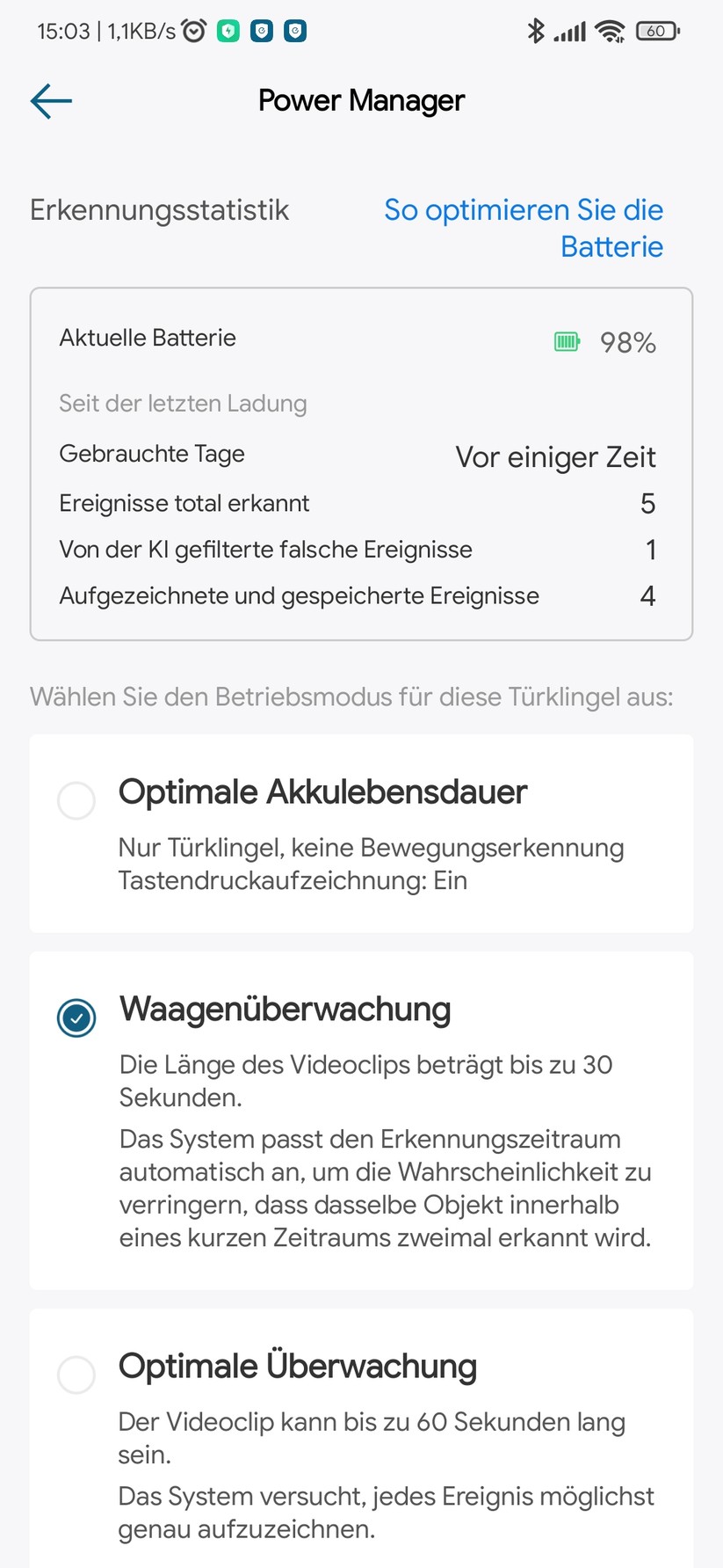 Eufy Video Doorbell Dual - App