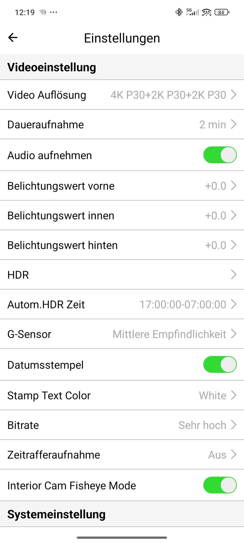 Screenshots Viofo A329 S