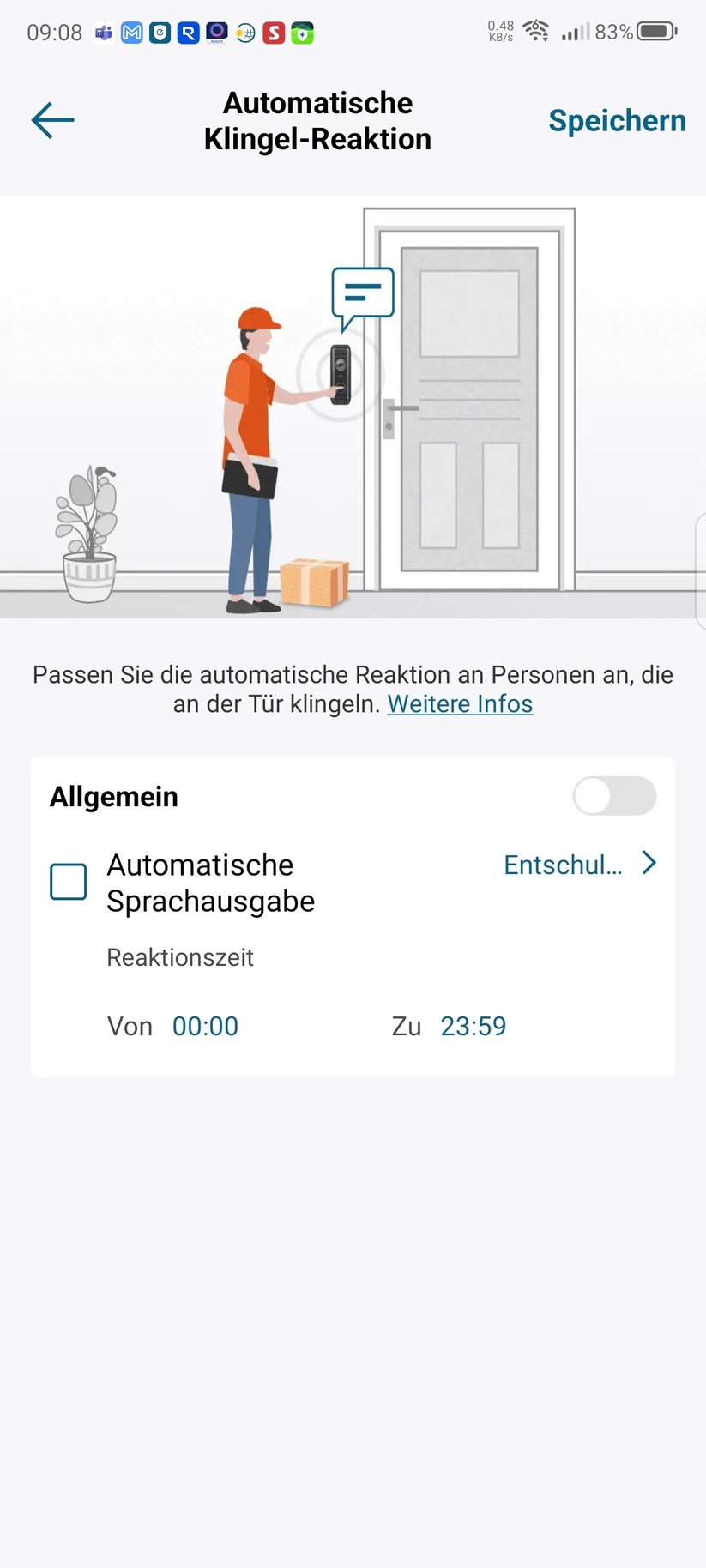Eufy Video Doorbell E340: Konfiguration