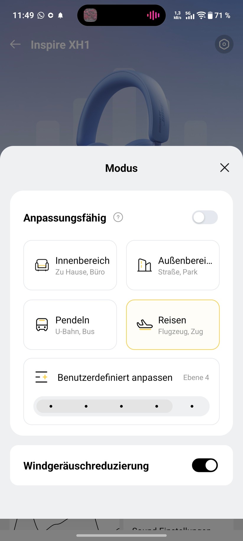 Baseus Inspire XH1 Screenshot