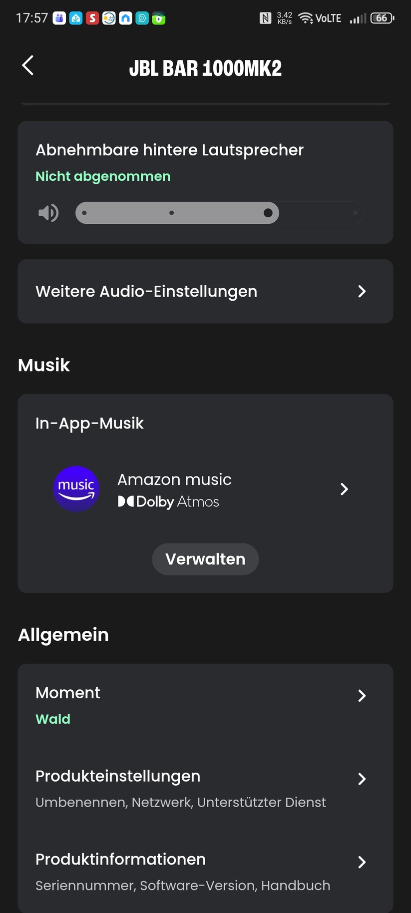 Mit der App JBL One wird die JBL BAr 1000MK2 eingerichtet.