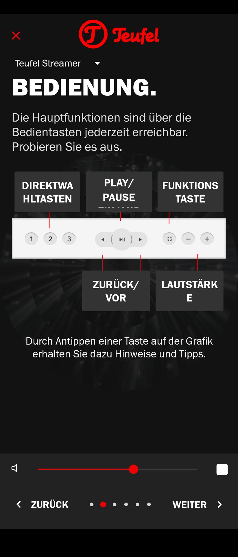 Teufel Streamer App