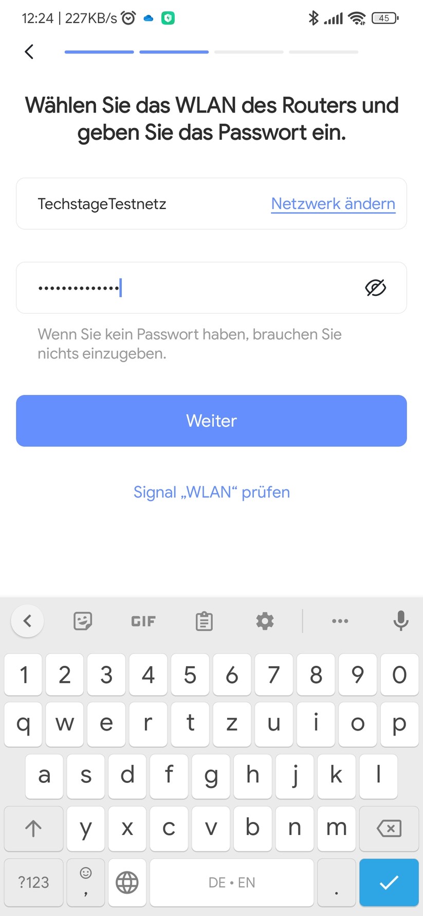 Ezviz LC3: App-Screenshots