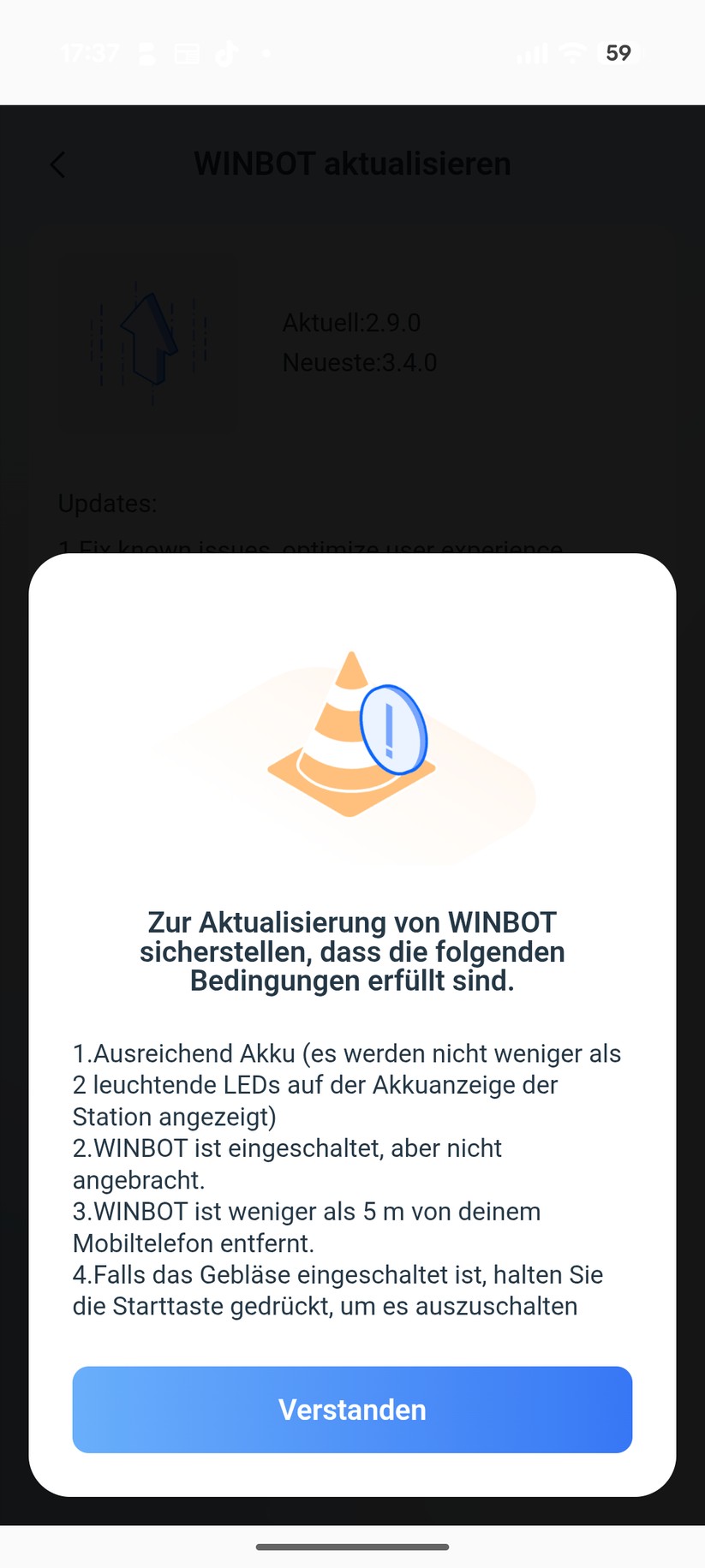 Ecovacs Winbot W2S Omni – App