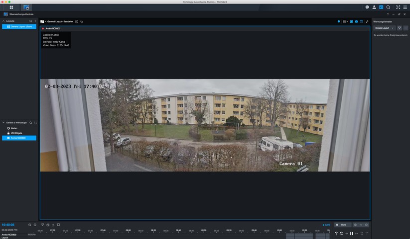 Synology Surveillance Station auf Synology DS223