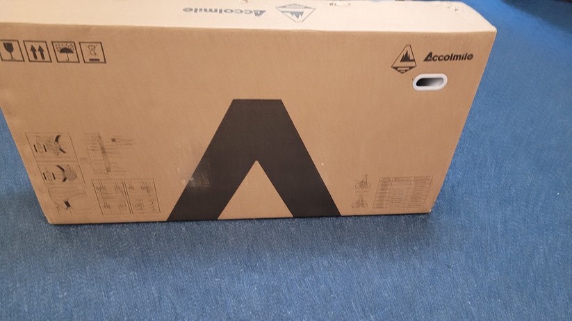 Accolmile E-Road: Verpackung, Lieferumfang und Aufbau