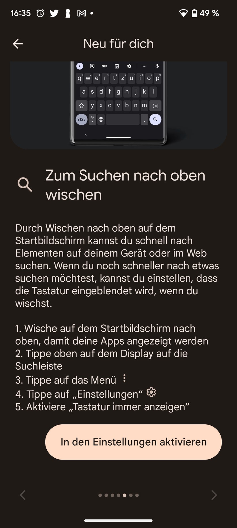 Google Pixel 7 Software-Funktionen