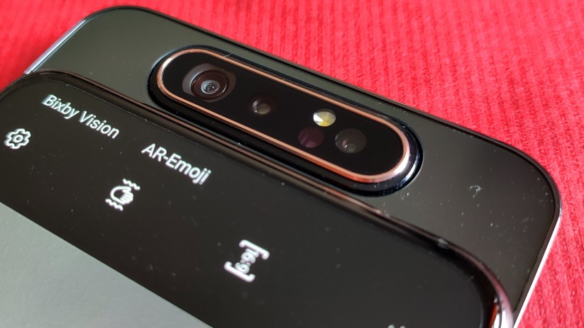 Die Kamera als Frontkamera.