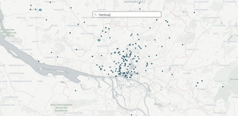 Die interaktive Karte von TrackR zeigt die anonyme Aktivierungsentwicklung von anderen bravo-Nutzern an. Jeder potentielle Käufer kann vorab auf der Webseite, thetrackr.com, prüfen, wie gut seine Umgebung abgedeckt ist.