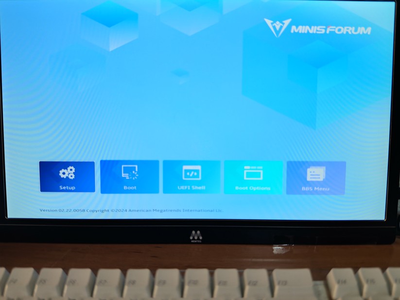 Minisforum MS-A1: Bios