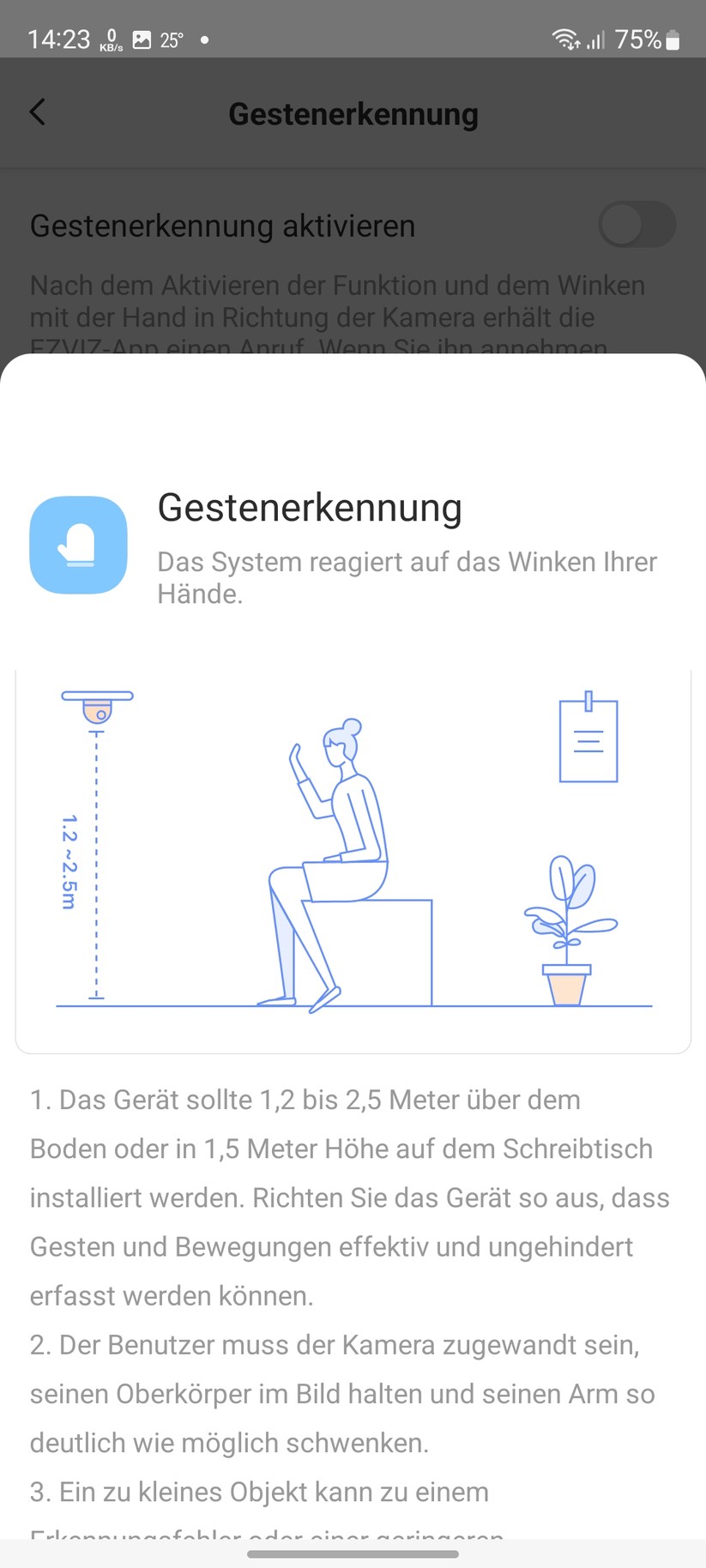 Ezviz C6 2K+: Einstellungen