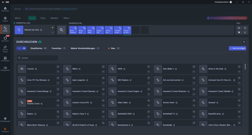 Steelseries Arctis Nova 7 Wireless Gen 2 - Bilder App 