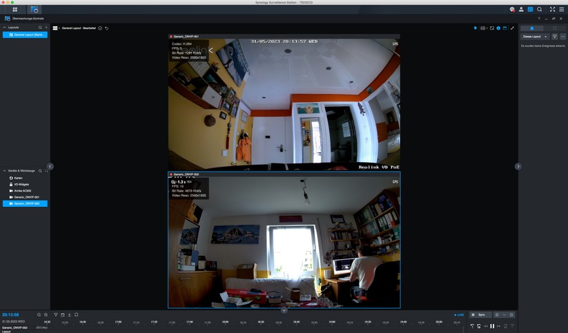 Mit aktiviertem Onvif-Support können Anwender die Reolink Video Doorbell auch unter Synology Surveillance Station nutzen. Videos werden dadurch zentral auf der NAS gespeichert. Dafür können Anwender auch ein kompatibles NVR-System von Reolink nutzen.