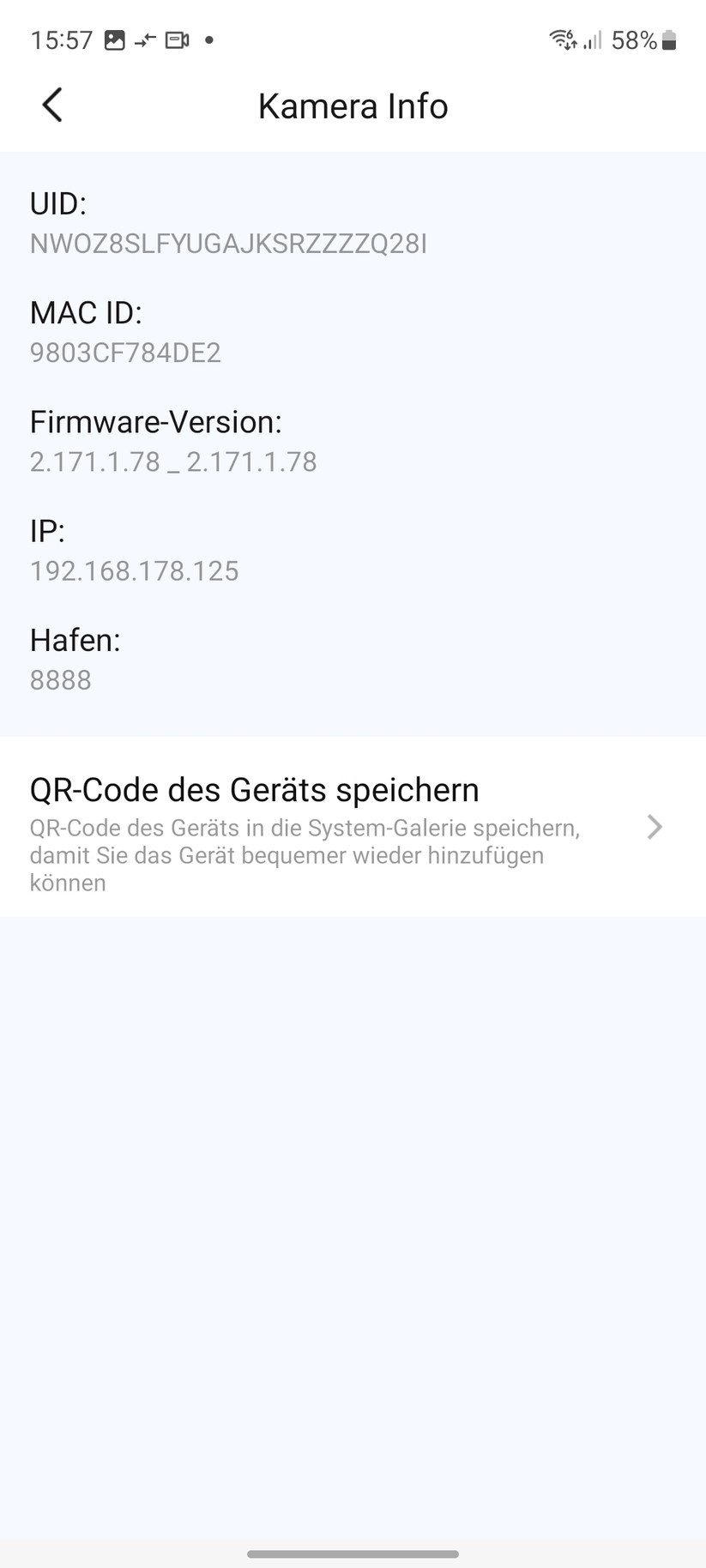 Foscam B4: Einstellungen