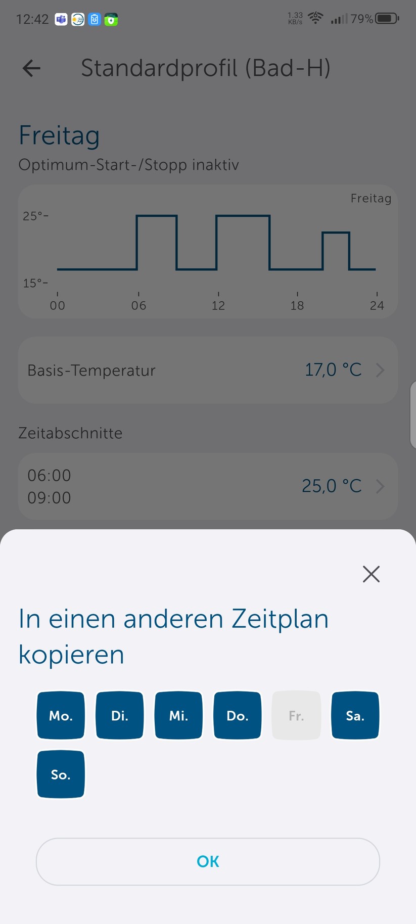  Einstellungen, Heizpläne, Automatisierung mit Fenstersensor
