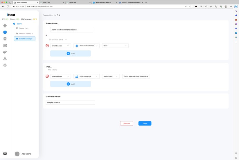 Smart-Home-Zentrale Sonoff iHost: Zigbee, Docker, Homebridge, Node-RED