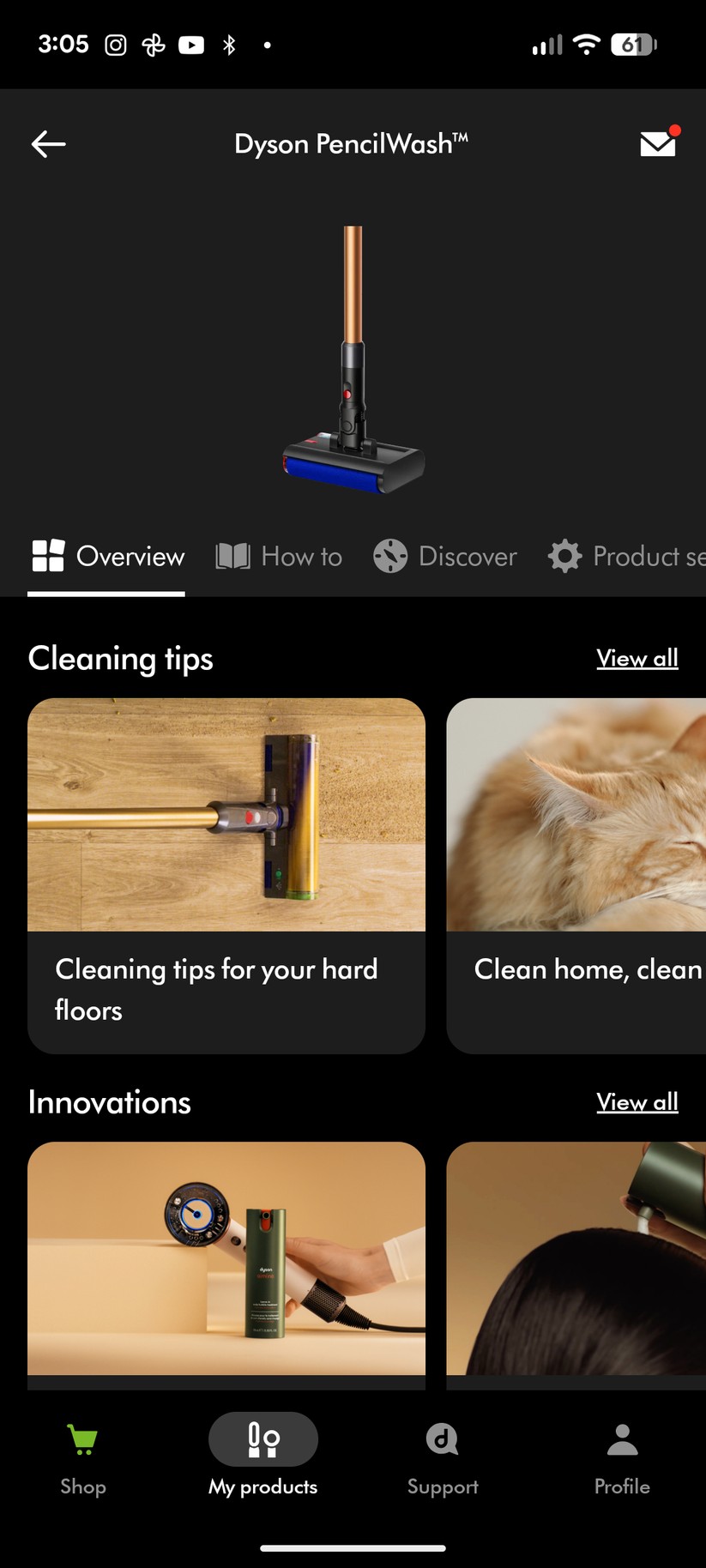 Dyson Pencilwash – Bilder App