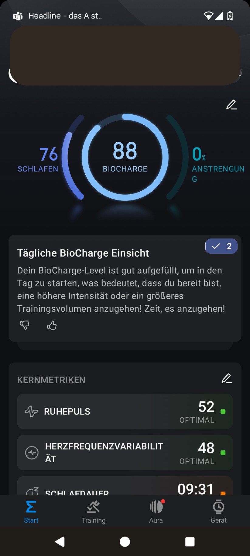 Amazfit Helio Strap - Bilder App 