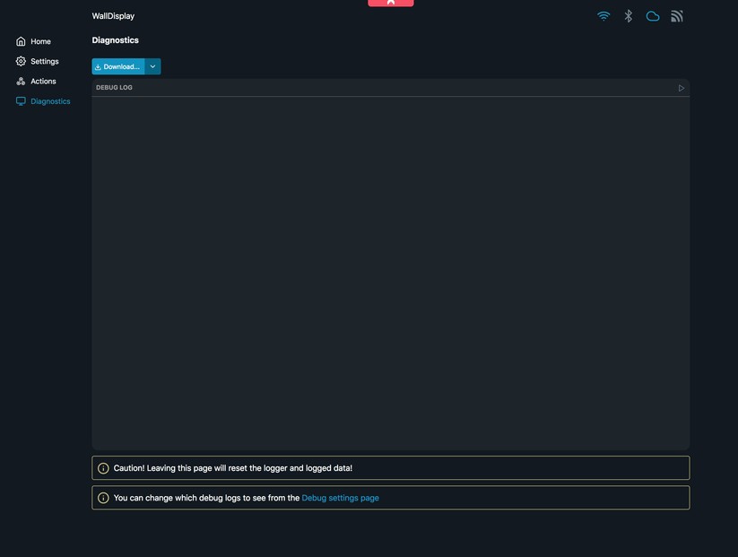 Shelly Wall Display: Browser