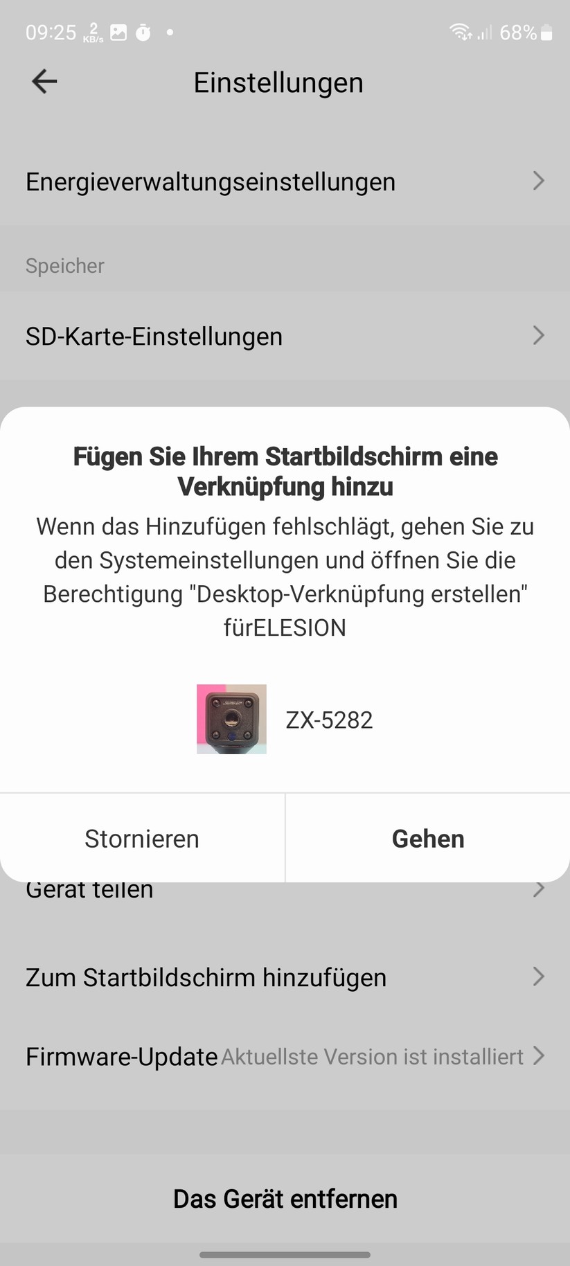 Somikon DV-715 Cube (ZX-5282): Einrichtung mit Elesion-App