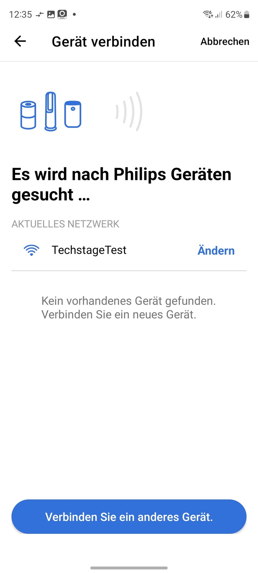 Philips Air Performer 8000 AMF870: Einrichtung mit App Air+