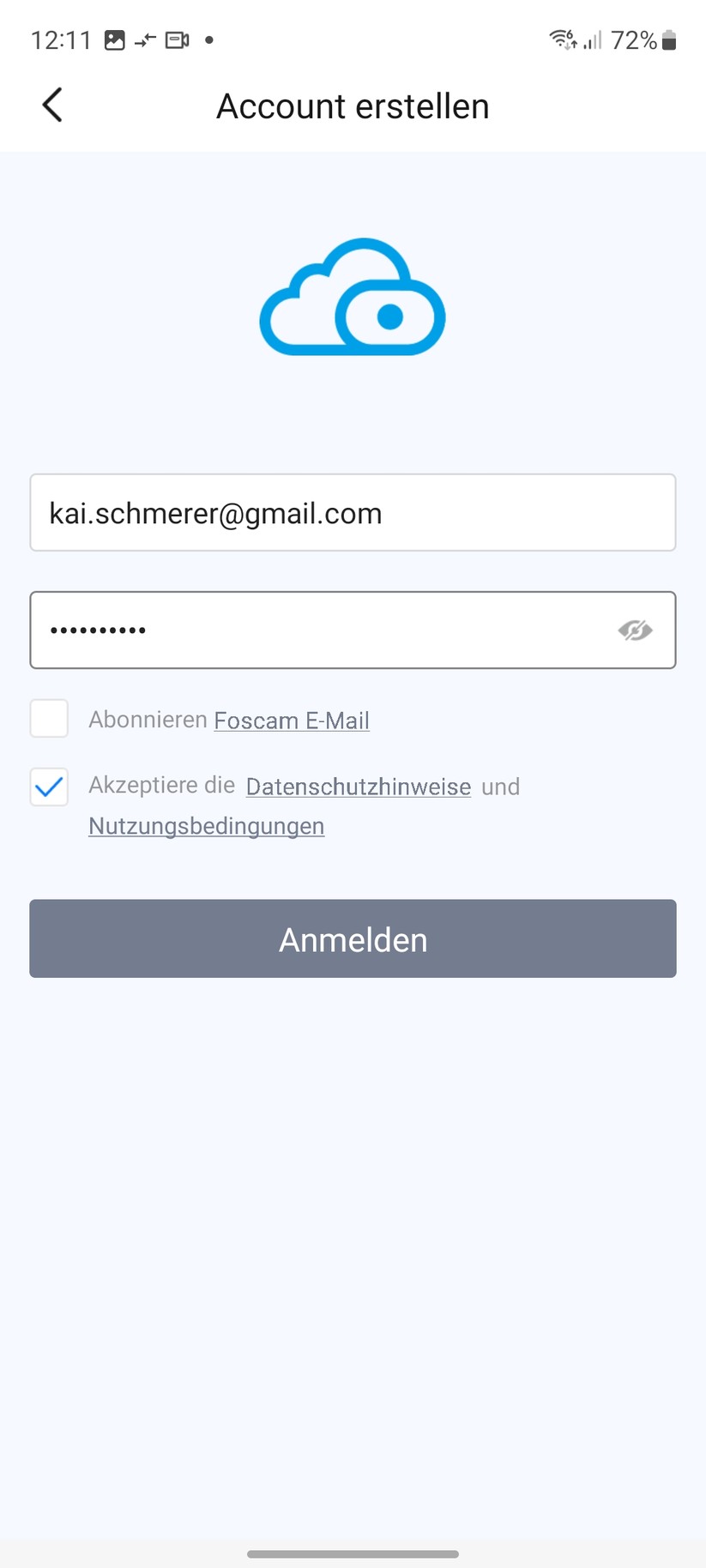 Foscam C5M 3K: Inbetriebnahme mit Foscam-App