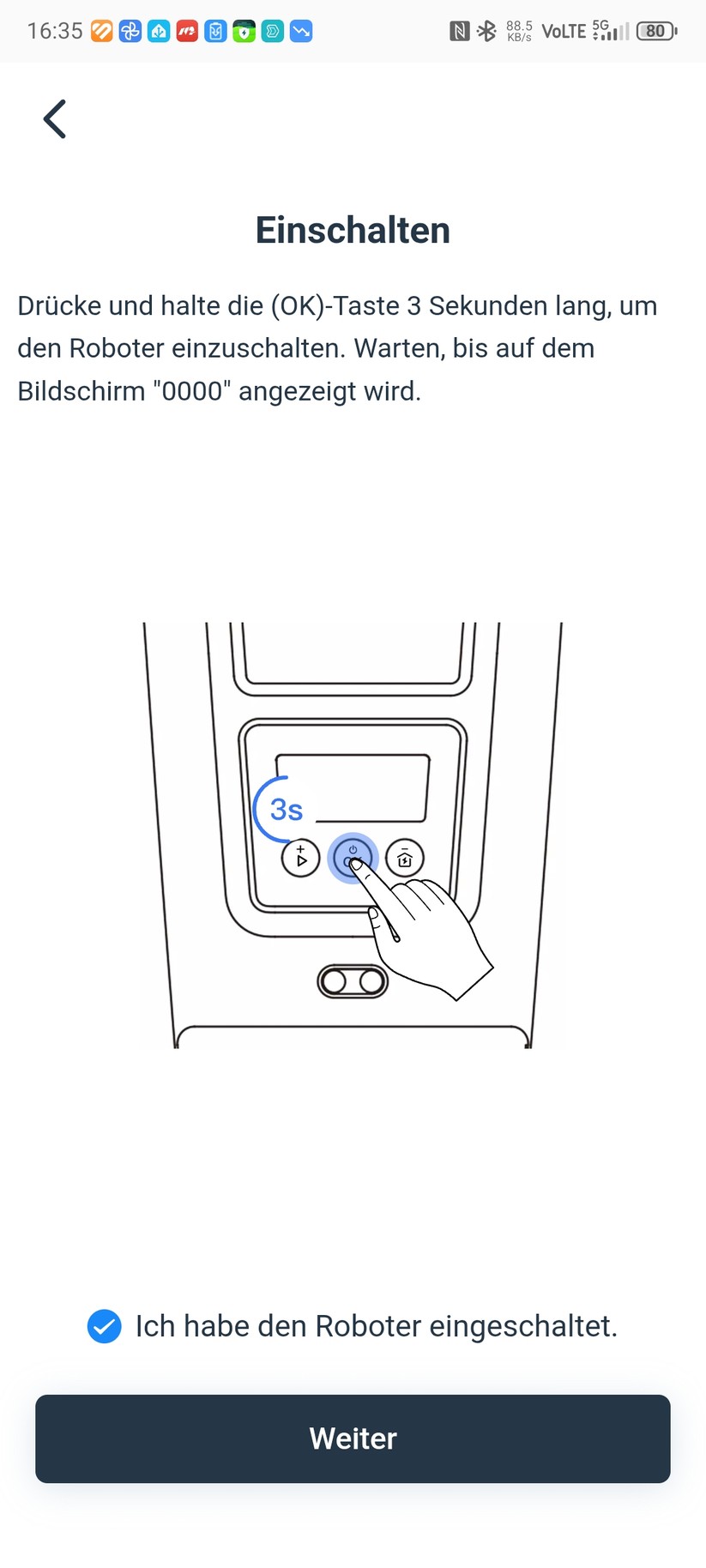 Ecovacs-App: Einrichtung 