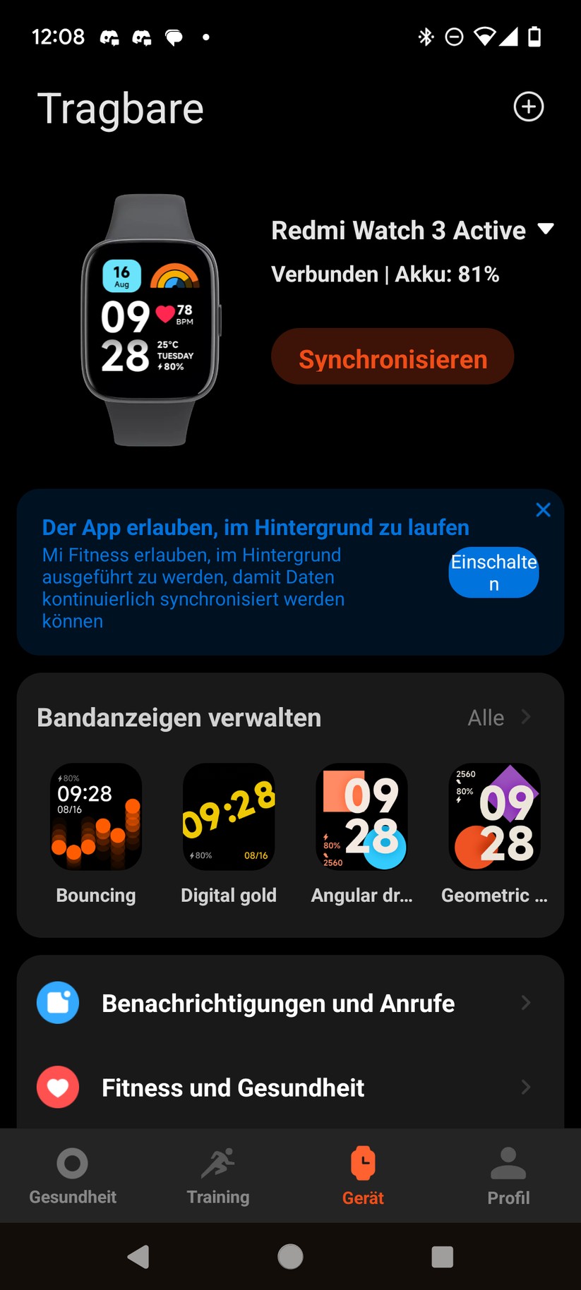 Redmi Watch 3 Active - App