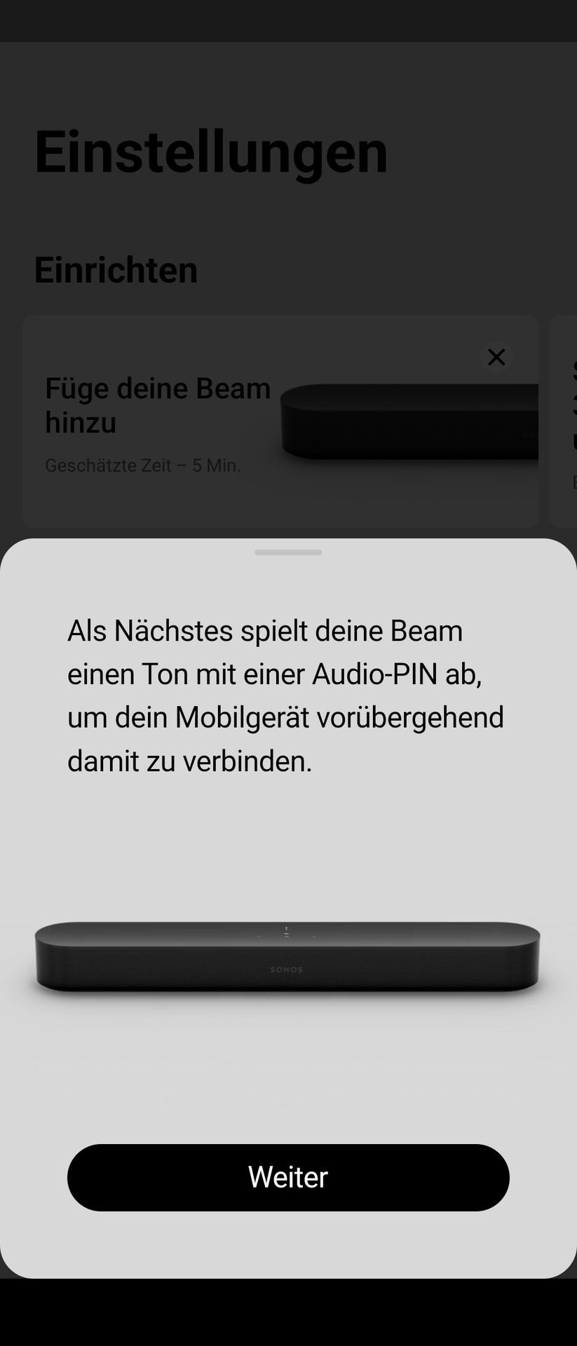 Sonos Sub Mini Screenshot
