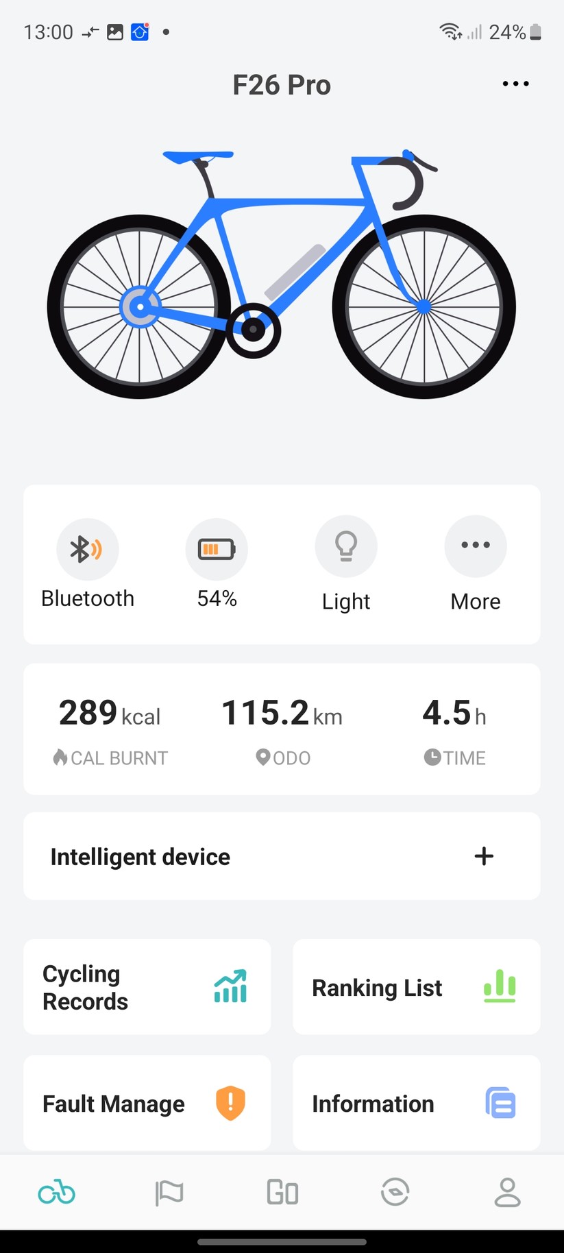  Mit der App Bikewise Pro kann man das E-Bike konfigurieren und Daten mit der Fitness-Plattform Strava synchronisieren.