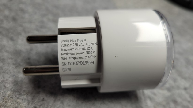 Shelly Plus Plug S: Wie das alte Modell unterstützt die neue Variante nur 2,4-GHz-WLAN-Netze.