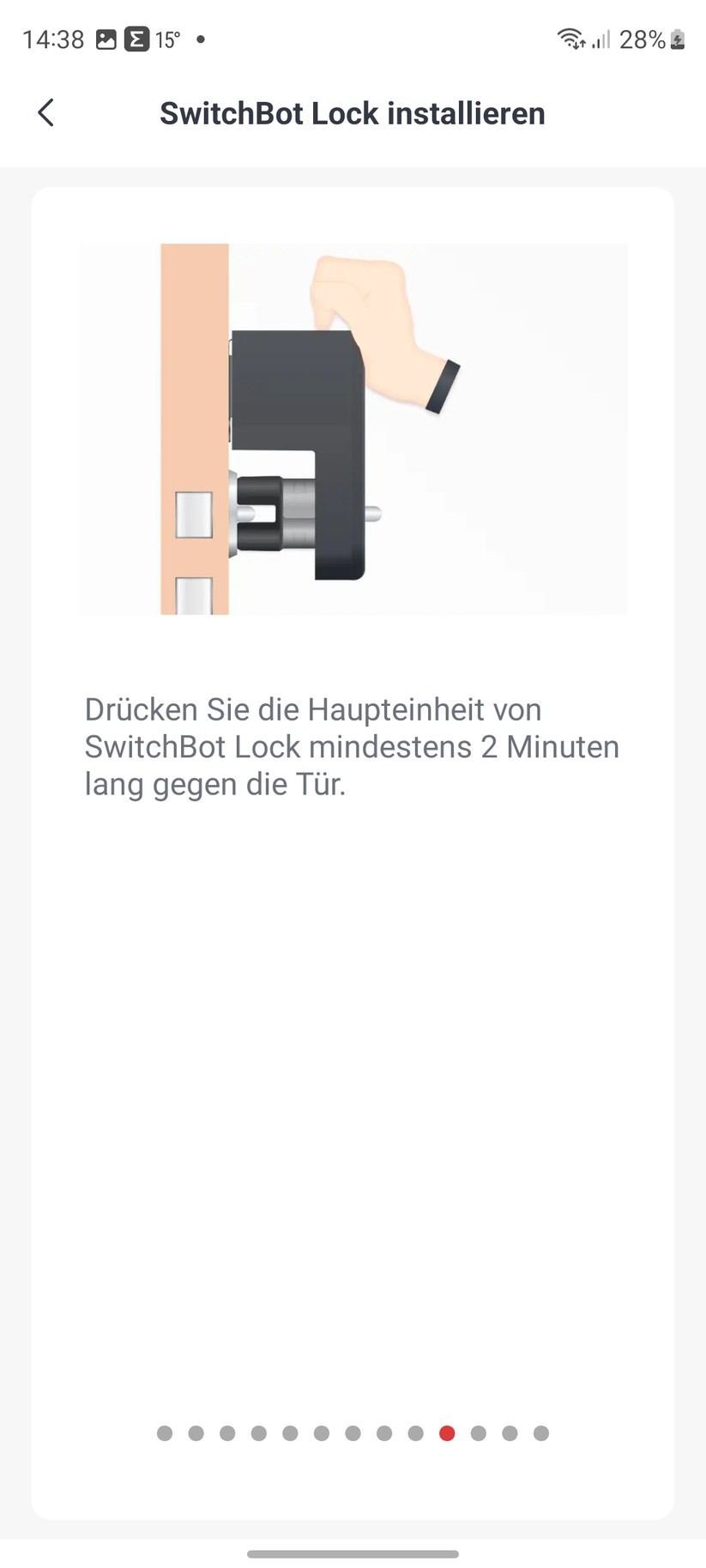 Switchbot-App: Setup, Kalibrierung und Einstellungen