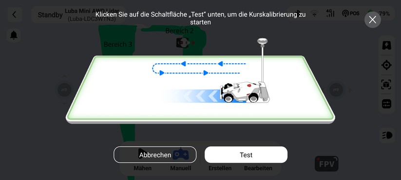 Mammotion Luba Mini AWD Lidar: Kartierung