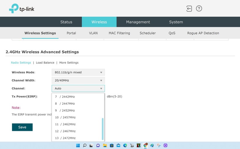 TP-Link EAP110 Outdoor N300 - Konfiguration